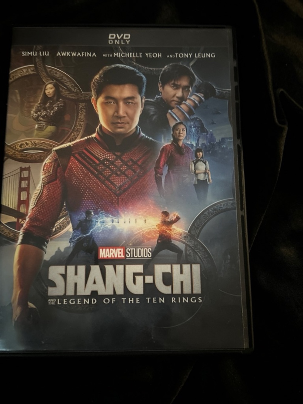 Marvel Studios Shang-Chi DVD — Red & Black Cover